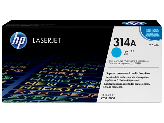 HP 314A Cyan Originaltoner Q7561A