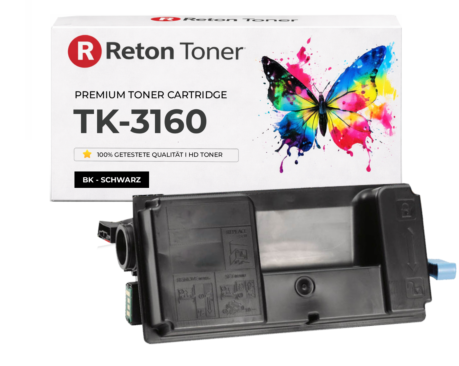 Original Reton Toner ersetzt Kyocera TK-3160 / 1T02T90NL0