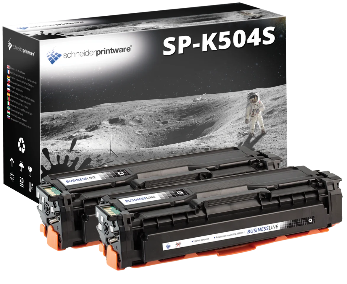 2 Schneiderprintware Business Toner ersetzen Samsung CLT-K504S