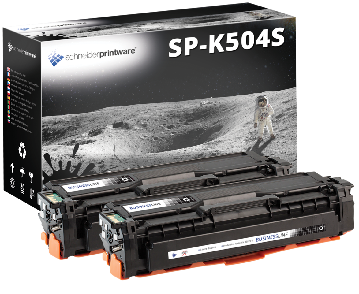 2 Schneiderprintware Business Toner ersetzen Samsung CLT-K504S