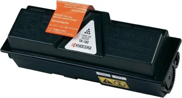 Kyocera Toner TK-160 Schwarz, 2500 Seiten in weißem Umkarton