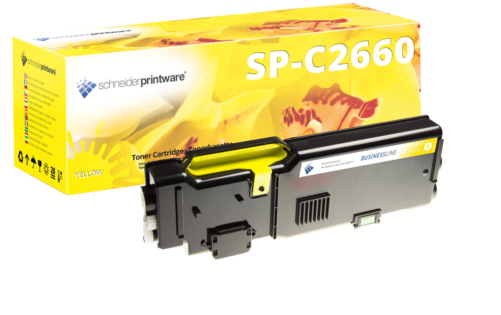 Business Toner ersetzt Dell 593-BBBR Yellow