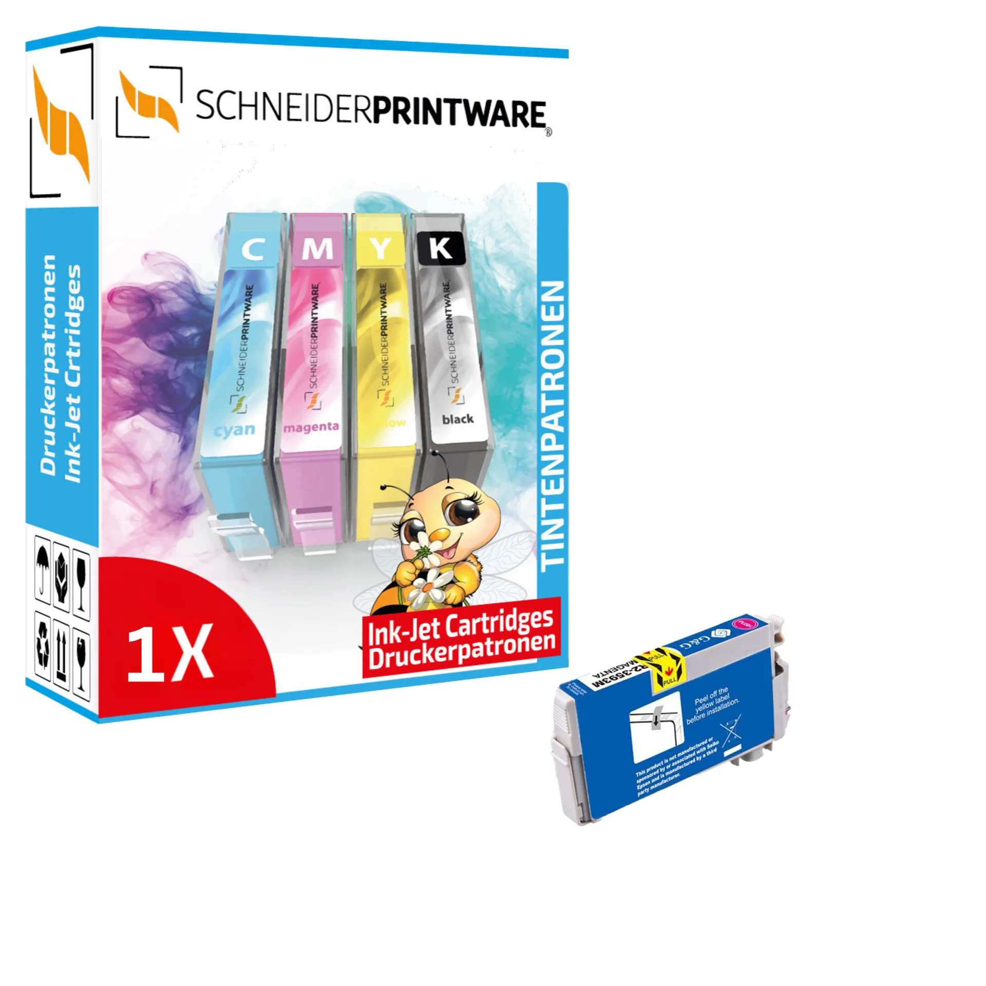 Kompatibel mit Epson 35XL Druckerpatrone Magenta