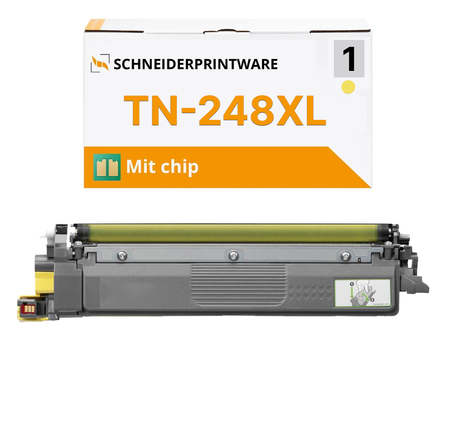 Kompatibel TN-248XLY Toner Gelb