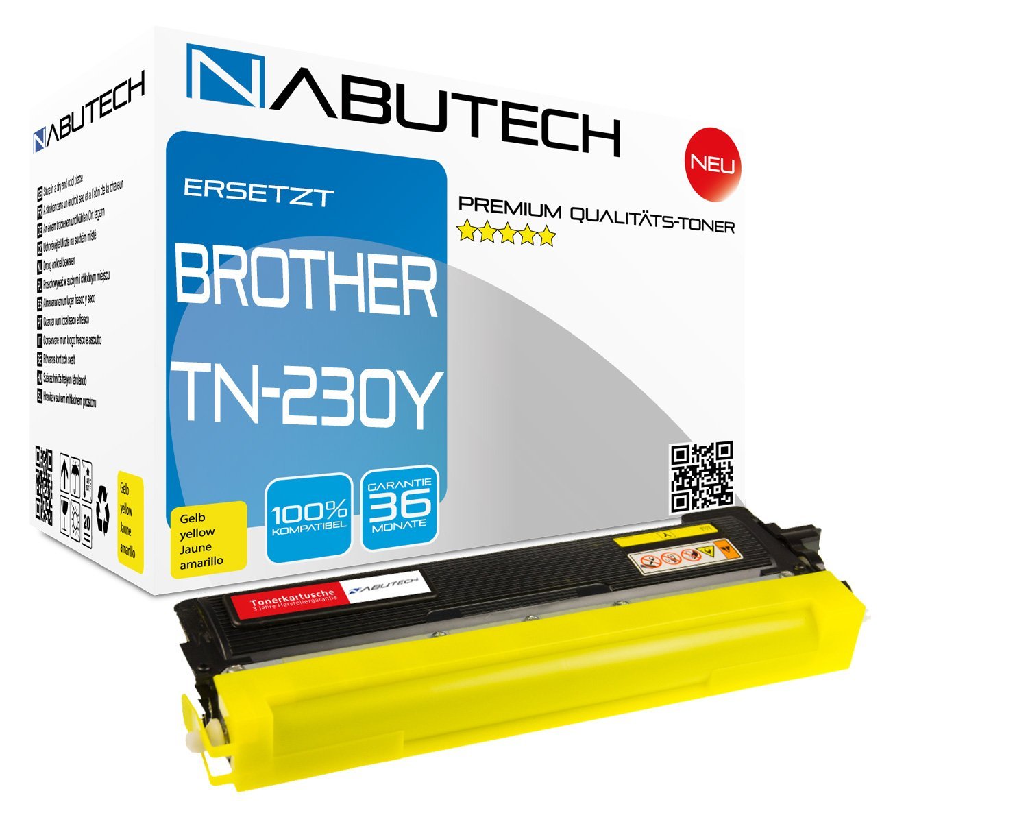 Schneider Printware Toner ersetzt Brother TN-230Y Yellow