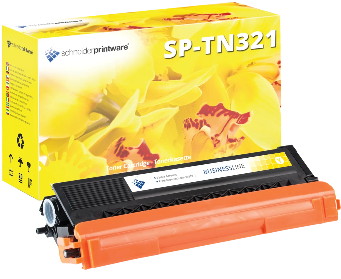 Schneider Printware Toner ersetzt Brother TN-321Y Yellow
