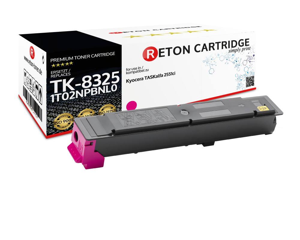 طابعة KYOCERA Toner Cartridge TK-8325M - Magenta - 12.000 Pages High Capacity Genuine Premium Toner for TASKalfa 2551ci
