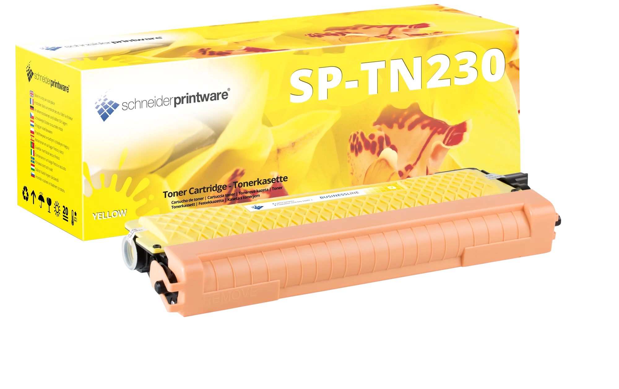 Schneider Printware Toner ersetzt Brother TN-230Y Yellow