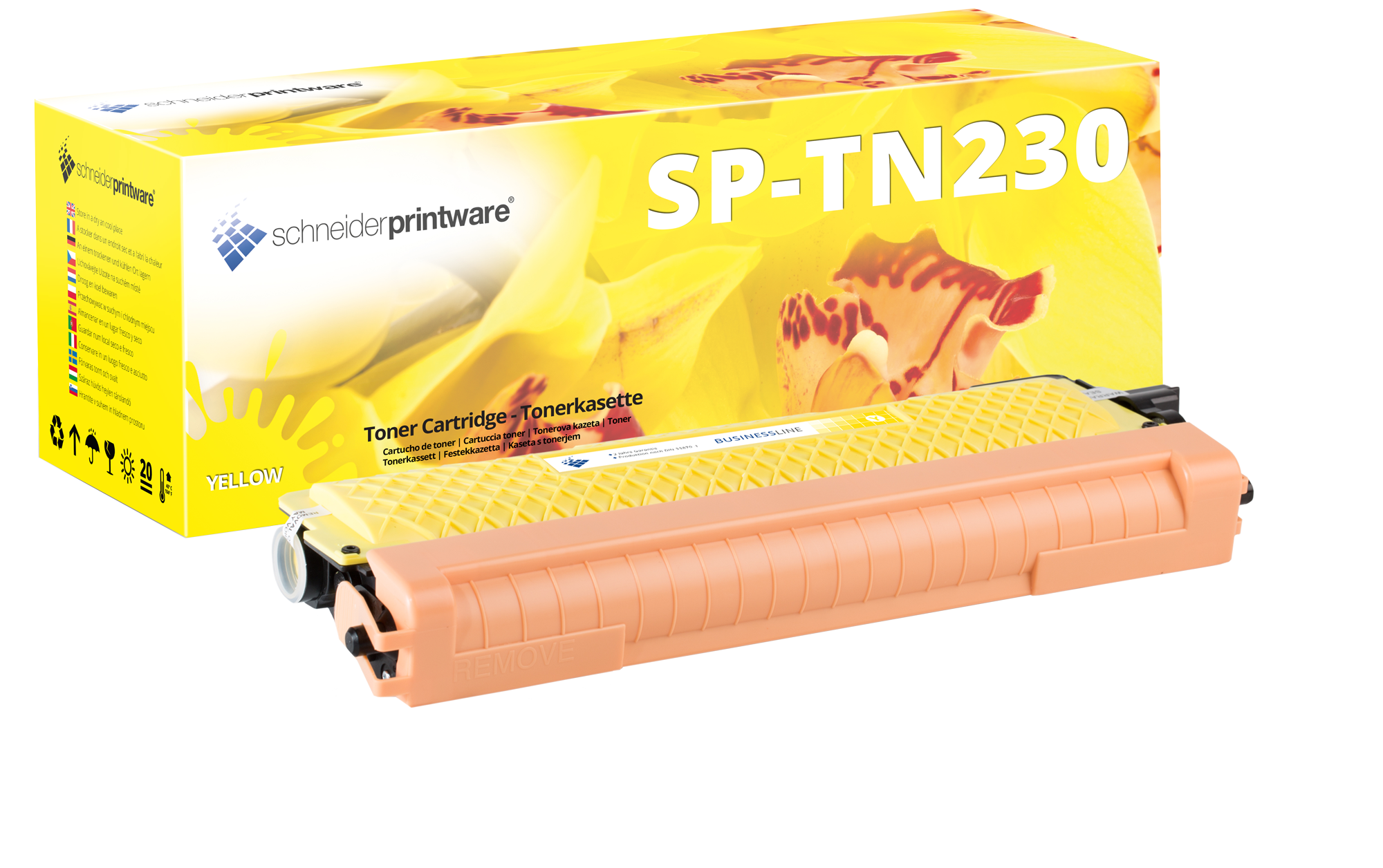 Schneider Printware Toner ersetzt Brother TN-230Y Yellow