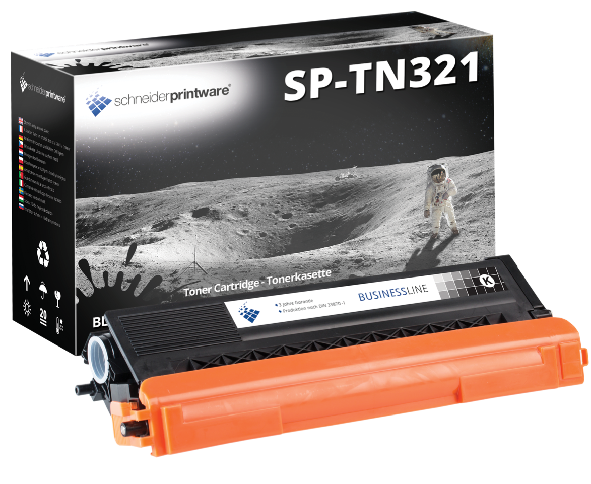 Schneider Printware Toner ersetzt Brother TN-321BK Schwarz