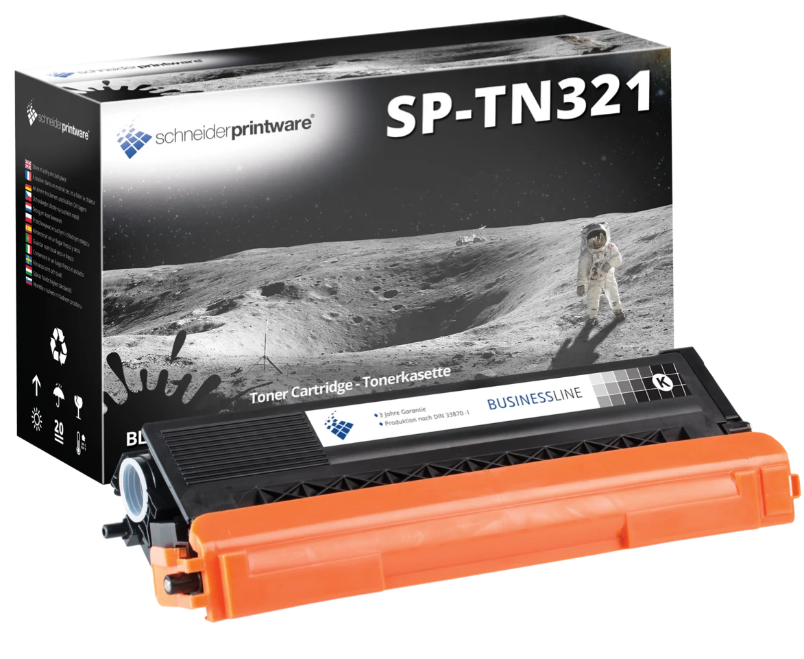 Schneider Printware Toner ersetzt Brother TN-321BK Schwarz