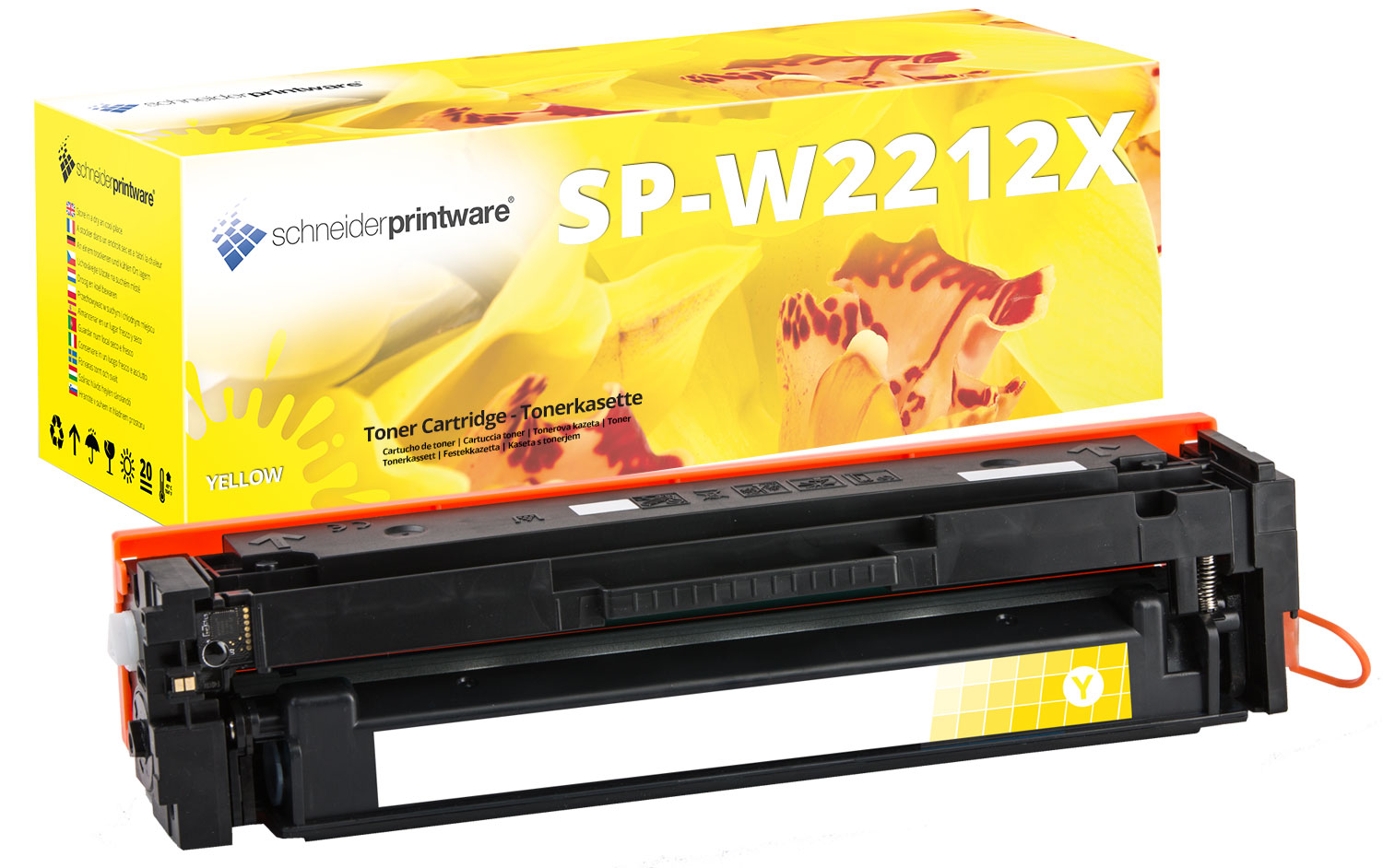 Schneiderprintware Toner  ersetzt HP 207X W2212 Yellow