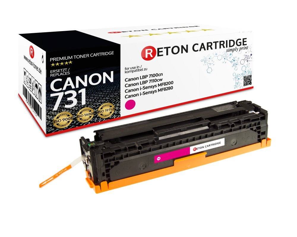 Original Reton Toner ersetzt Canon 731M Magenta 1.500 Seiten