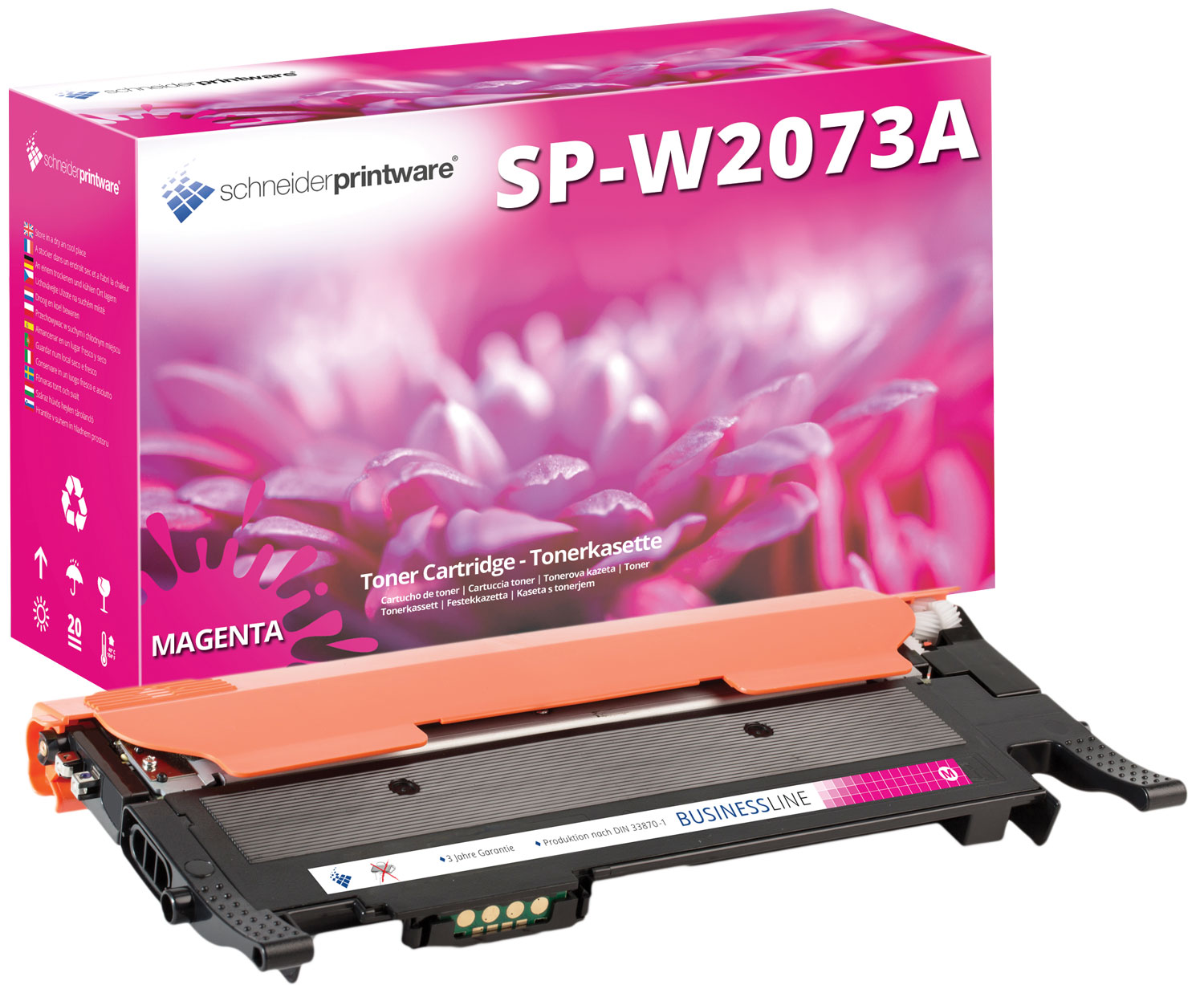 Schneiderprintware Toner ersetzt HP W2073A Magenta