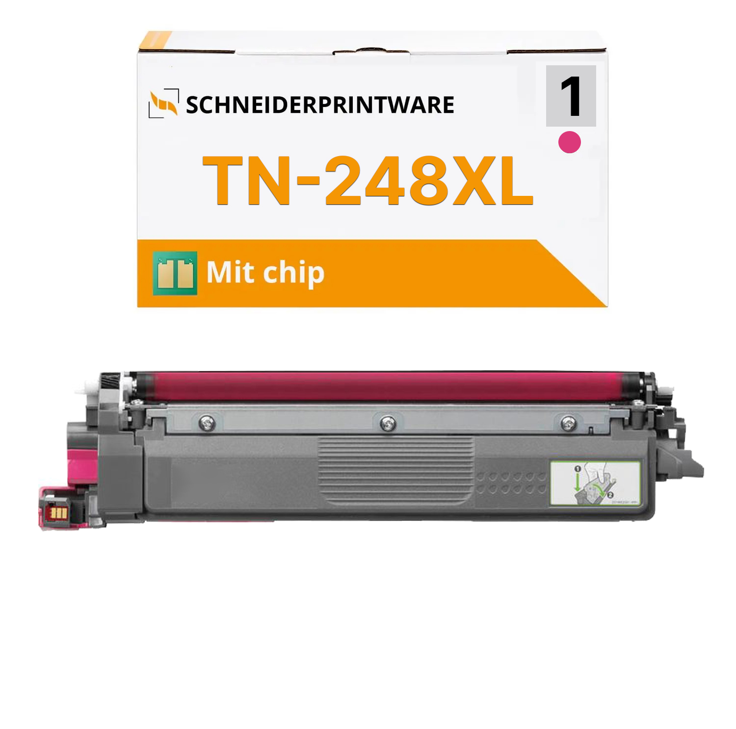 Kompatibel TN-248XLM Toner Magenta