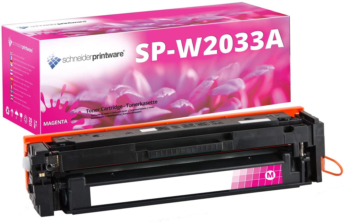 Recycelt Fachgerecht HP 415A W2033A MIT CHIP Toner Magenta