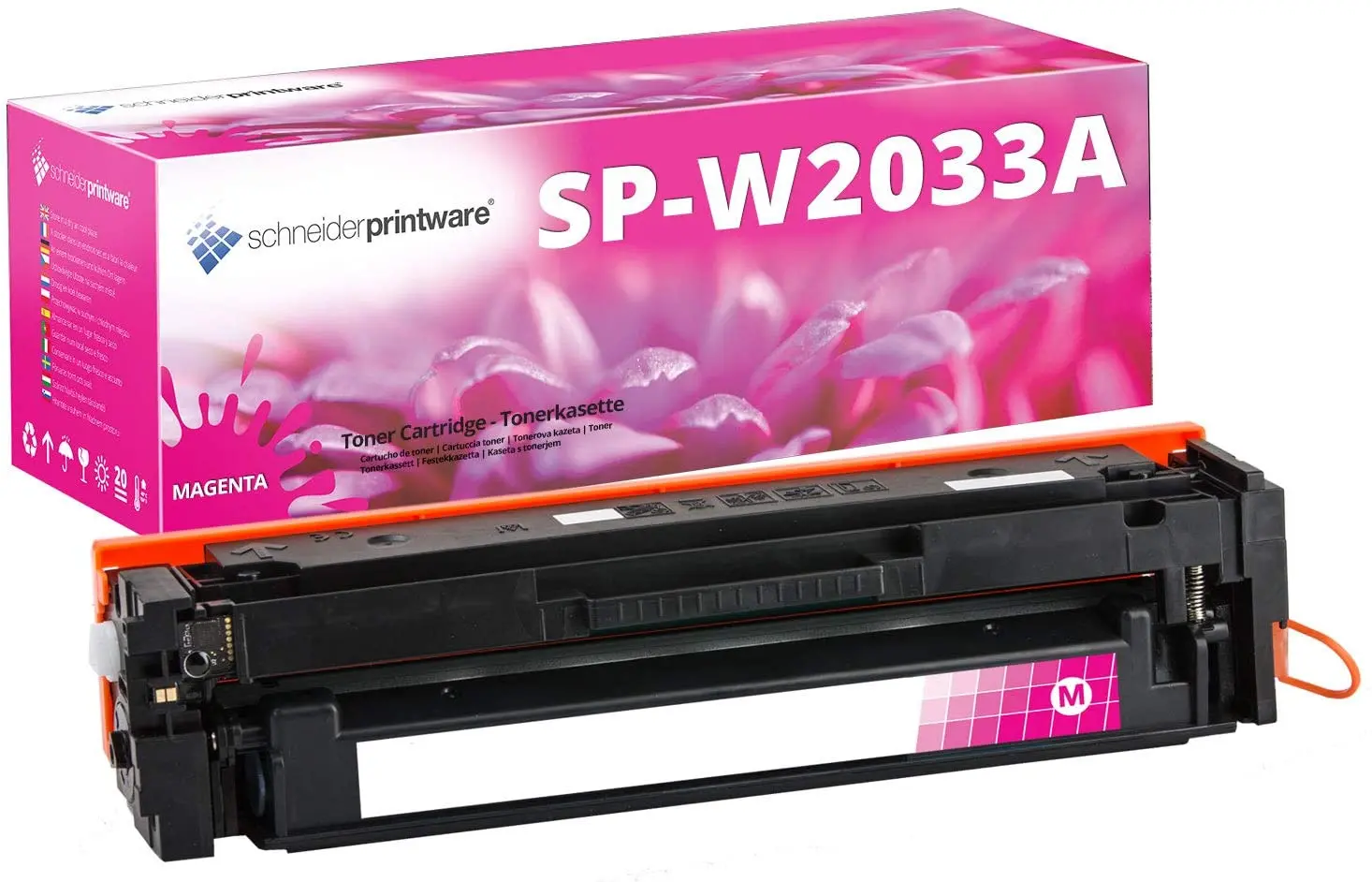 Recycelt Fachgerecht HP 415A W2033A MIT CHIP Toner Magenta