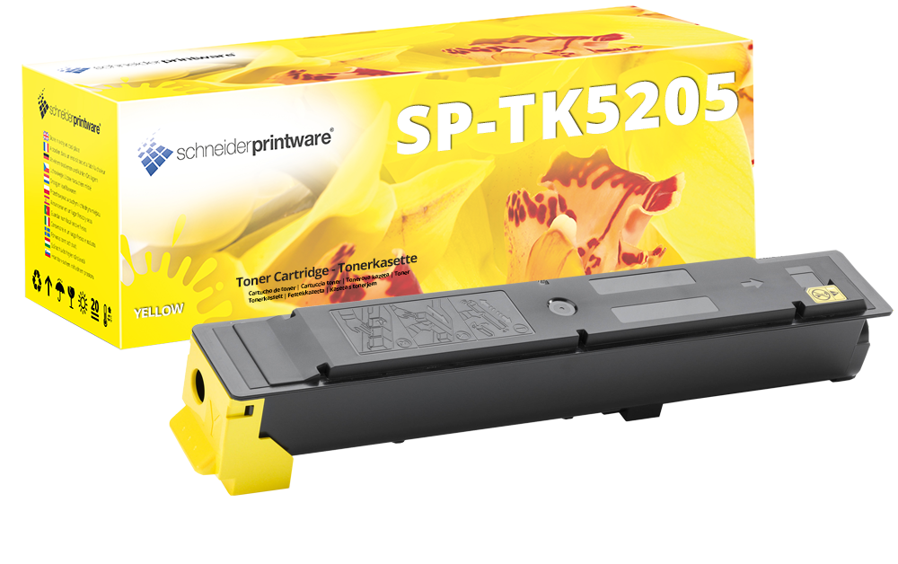 Schneiderprintware Toner ersetzt Kyocera TK-5205Y / 1T02R5ANL0