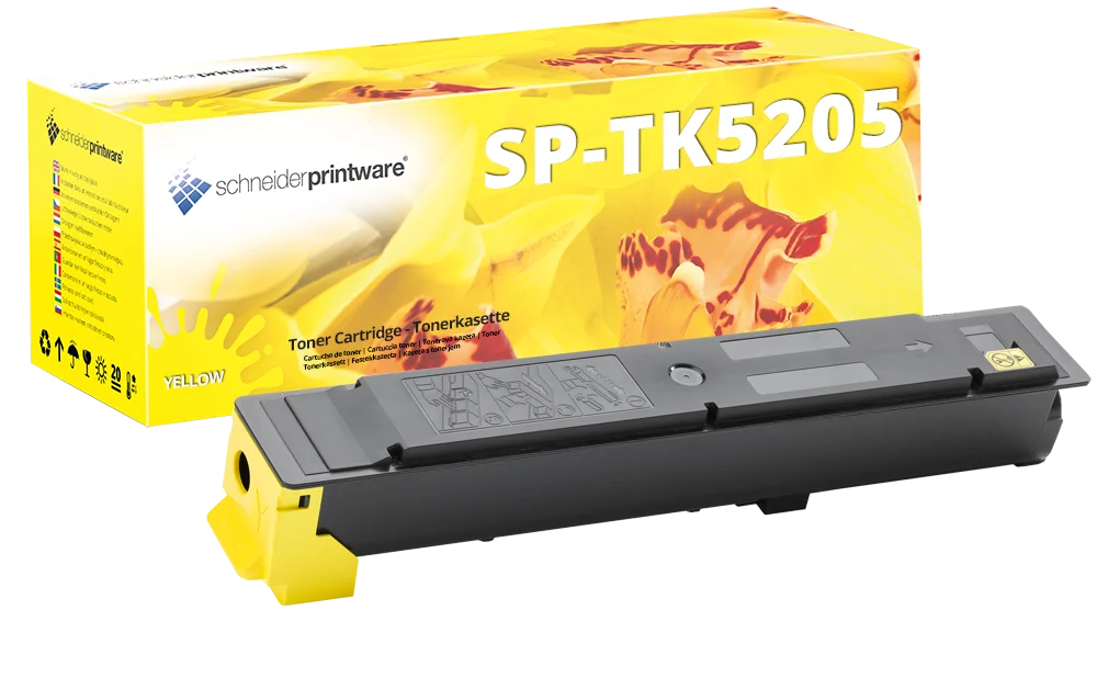 Schneiderprintware Toner ersetzt Kyocera TK-5205Y / 1T02R5ANL0