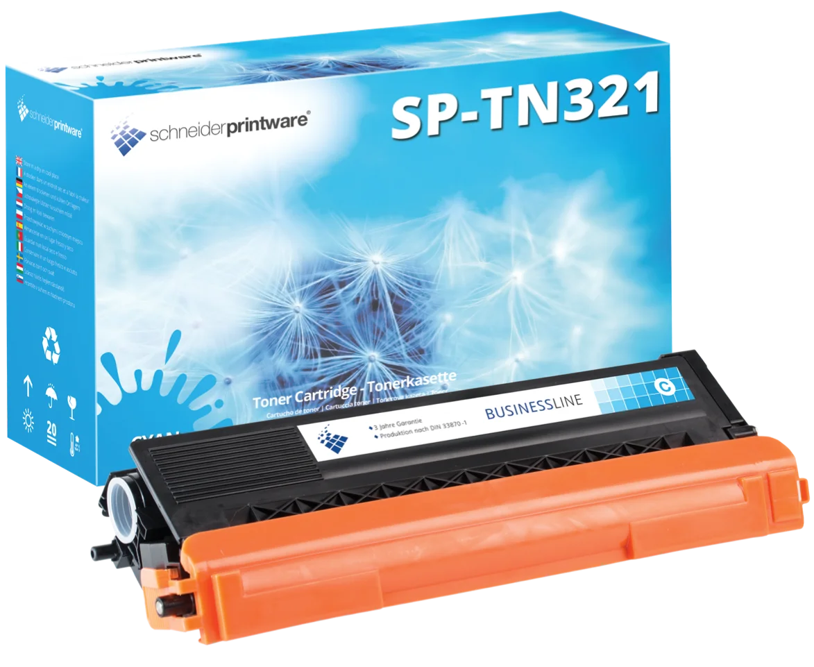 Schneiderprintware Toner ersetzt Brother TN-321C Cyan