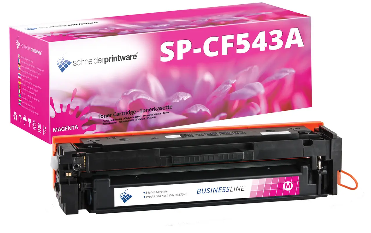 Schneiderprintware Toner kompatibel zu HP 203A / CF543A Magenta