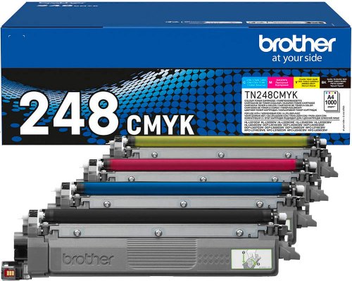 Brother TN-248CMYK Multipack Schwarz / Cyan / Magenta / Yellow