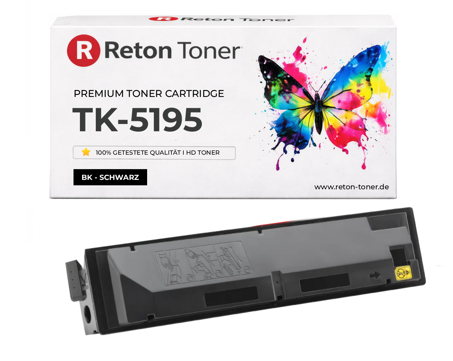 Original Reton Toner ersetzt Kyocera TK-5195K / 1T02R40NL0 Original Reton Toner ersetzt Kyocera TK-5195K / 1T02R40NL0