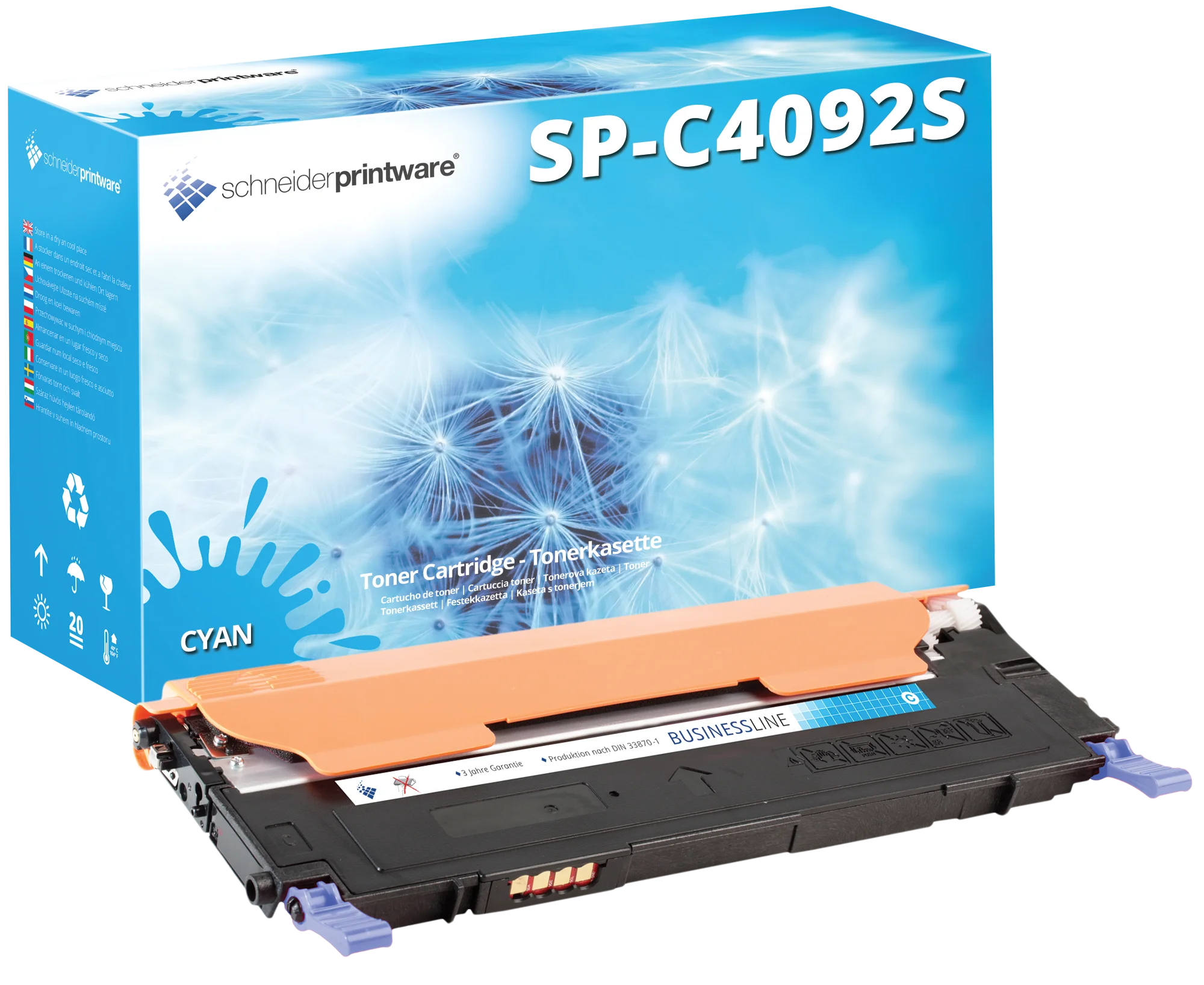 Schneiderprintware Business Toner ersetzt Samsung CLT-C4092S