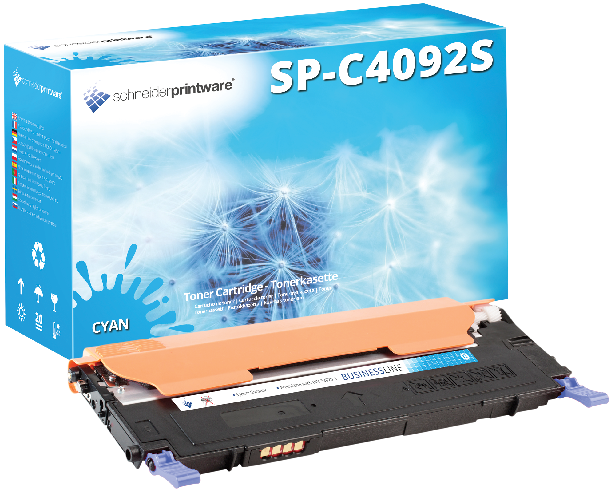 Schneiderprintware Business Toner ersetzt Samsung CLT-C4092S