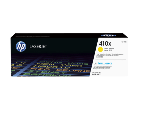 HP 410X (CF412X) Original Toner Yellow mit hoher Reichweite