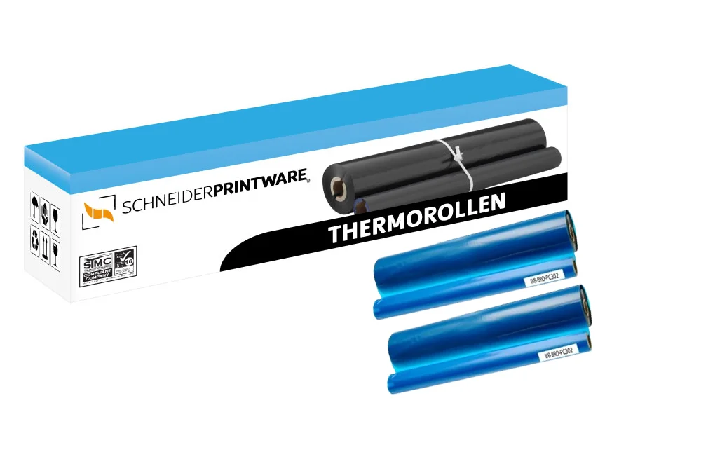 Kompatibel für Brother PC-304RF Thermo-Transfer-Rolle Schwarz
