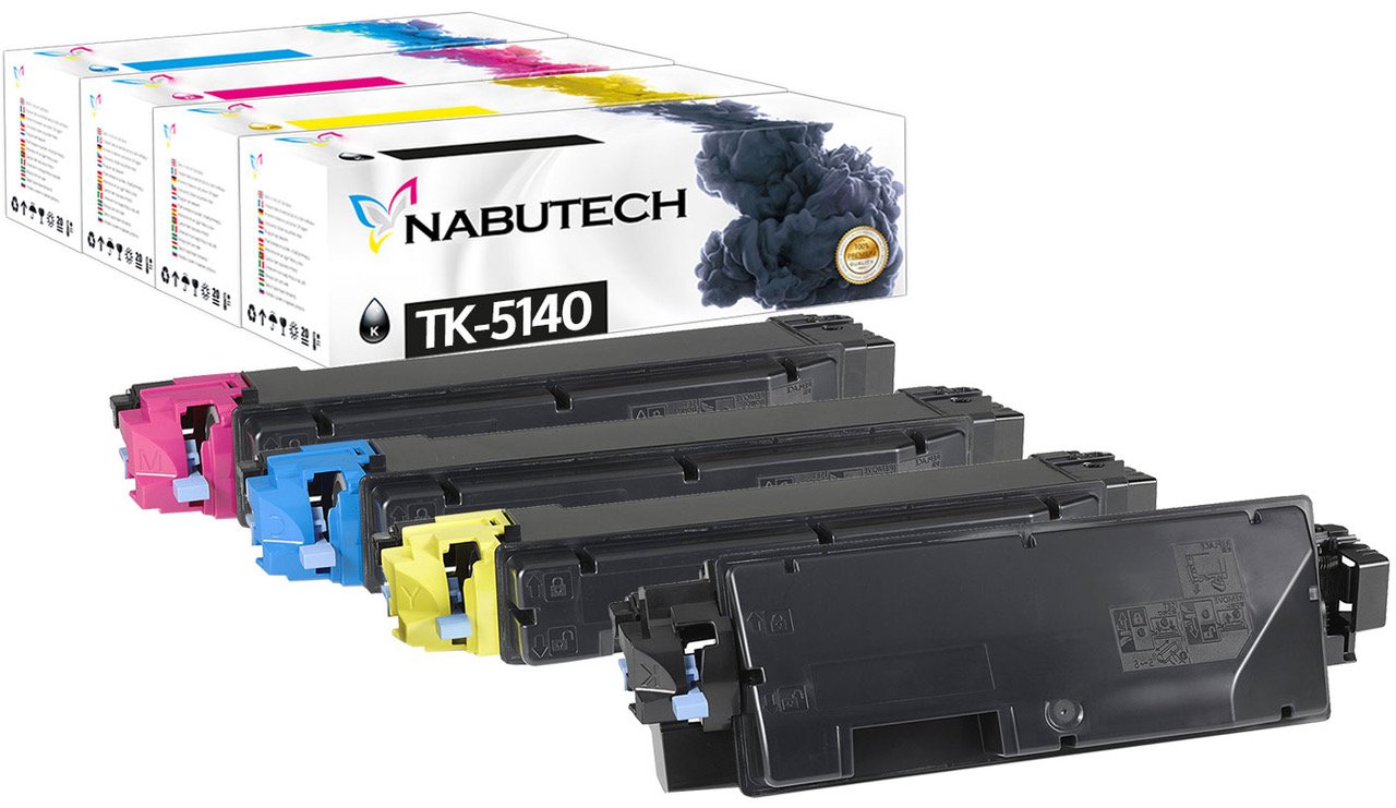 Kompatibel Toner 25% mehr Leistung für Kyocera TK-5140 TK5140 Multipack