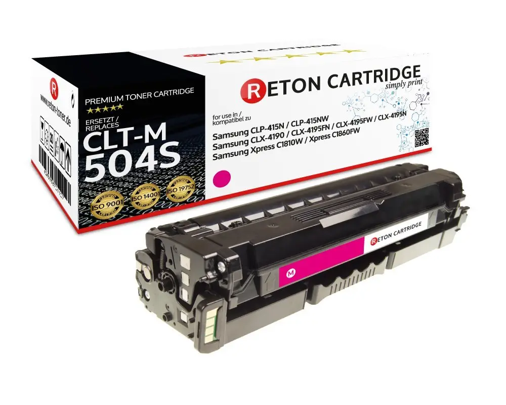 Reton Toner ersetzt Samsung CLT-M504S Magenta
