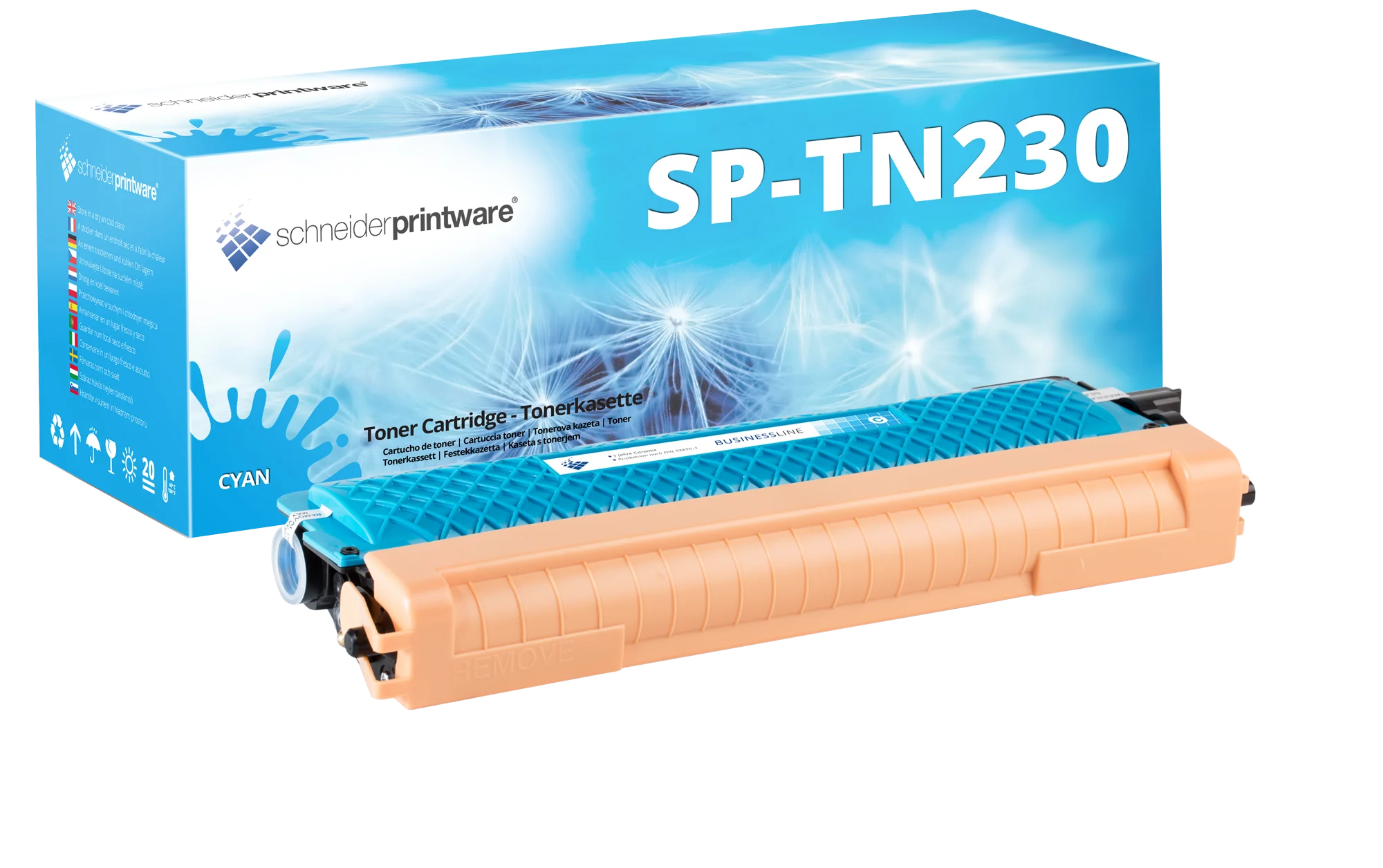Schneider Printware Toner ersetzt Brother TN-230C Cyan