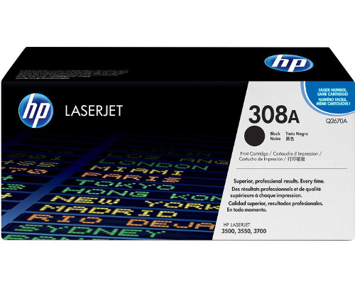 HP 308A Schwarz Originaltoner (Q2670A)