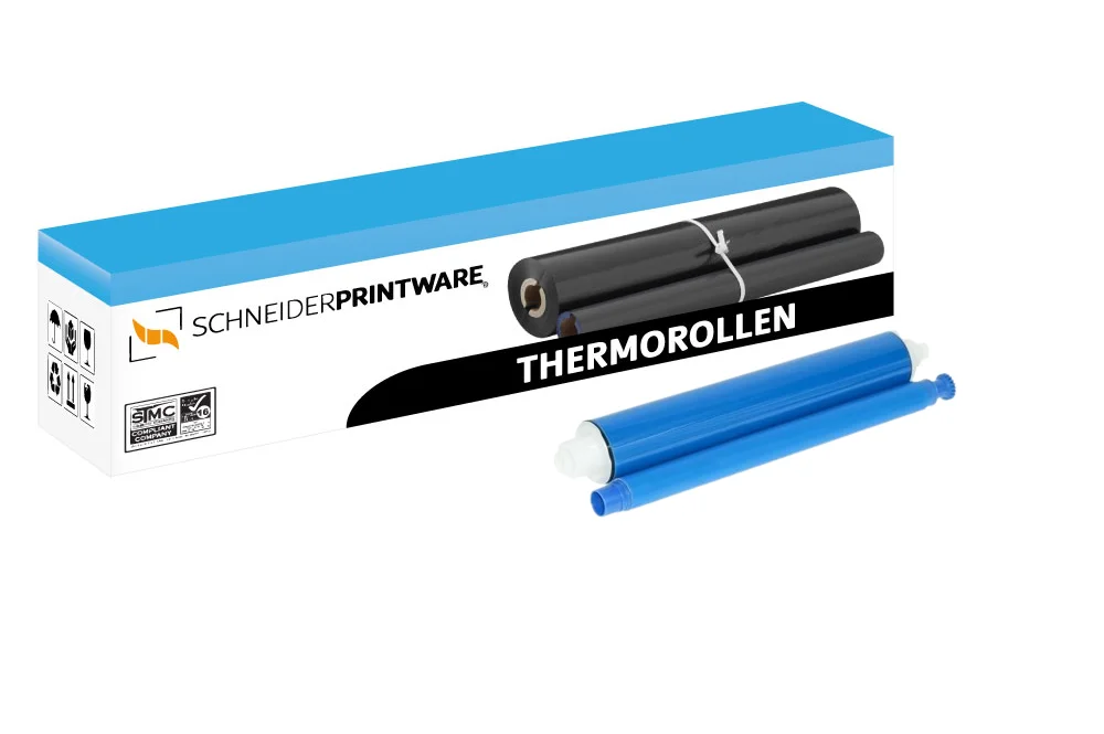 Kompatibel für Panasonic KX-FA57E Thermo-Transfer-Rolle Schwarz
