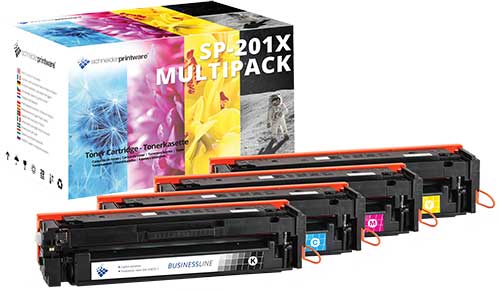 HP 201X 201A Multipack Kompatibel Toner 50% mehr Leistung