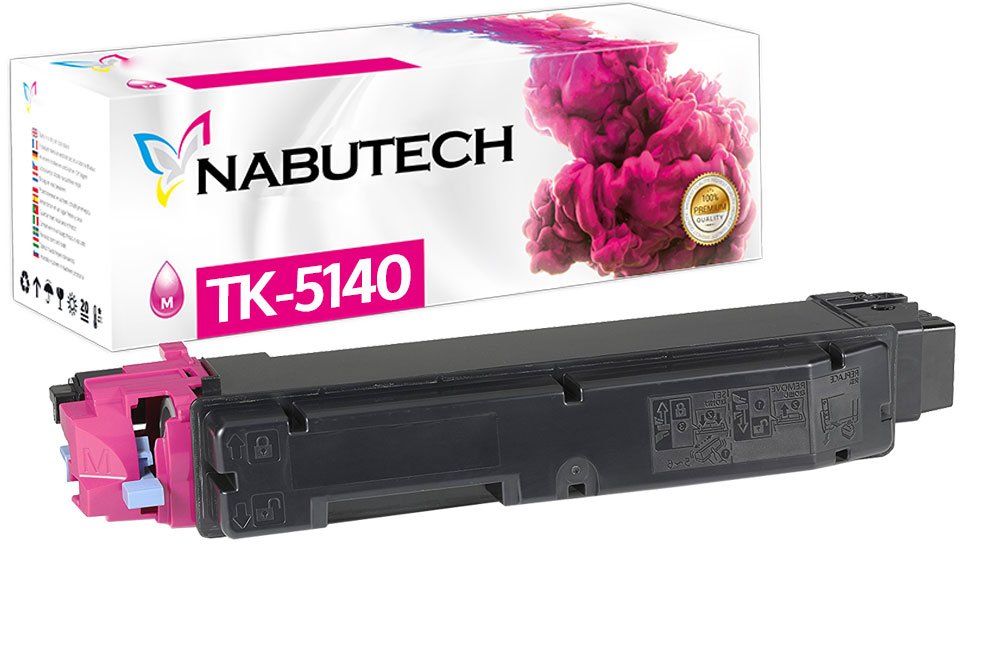 Nabutech Toner 25% mehr Leistung ersetzt Kyocera TK-5140M Magenta
