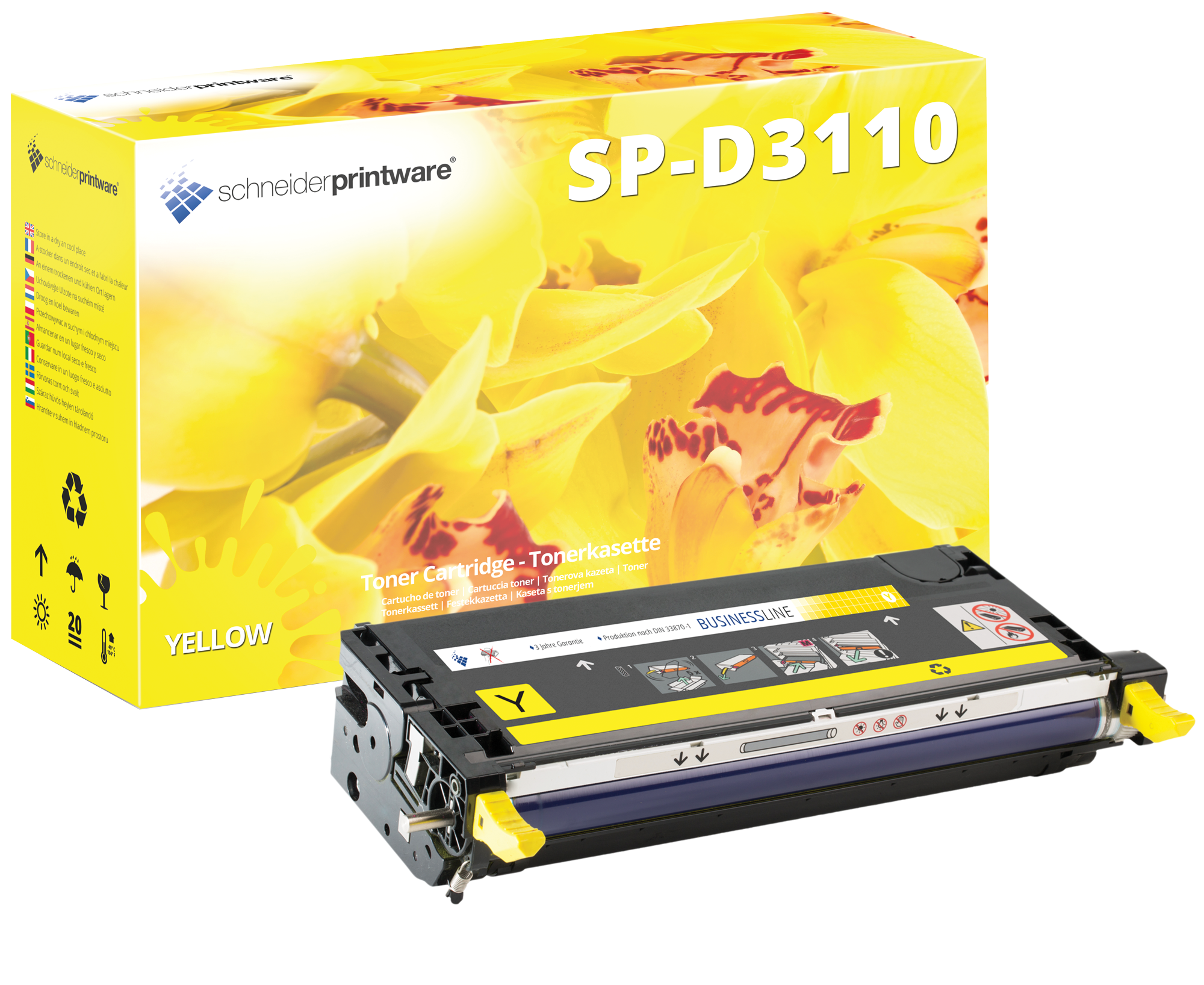 Businessline Toner ersetzt Dell NF556 Yellow