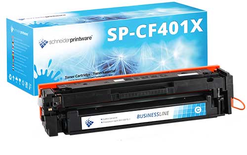 Hochleistungstoner 50% höhere Leistung ersetzt HP 201X CF401X Cyan