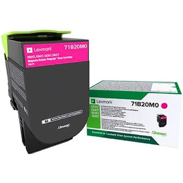 Kompatibel mit Lexmark 71B20M0 Toner Magenta (2.300 Seiten) Kompatibel mit Lexmark 71B20M0 Toner Magenta (2.300 Seiten)