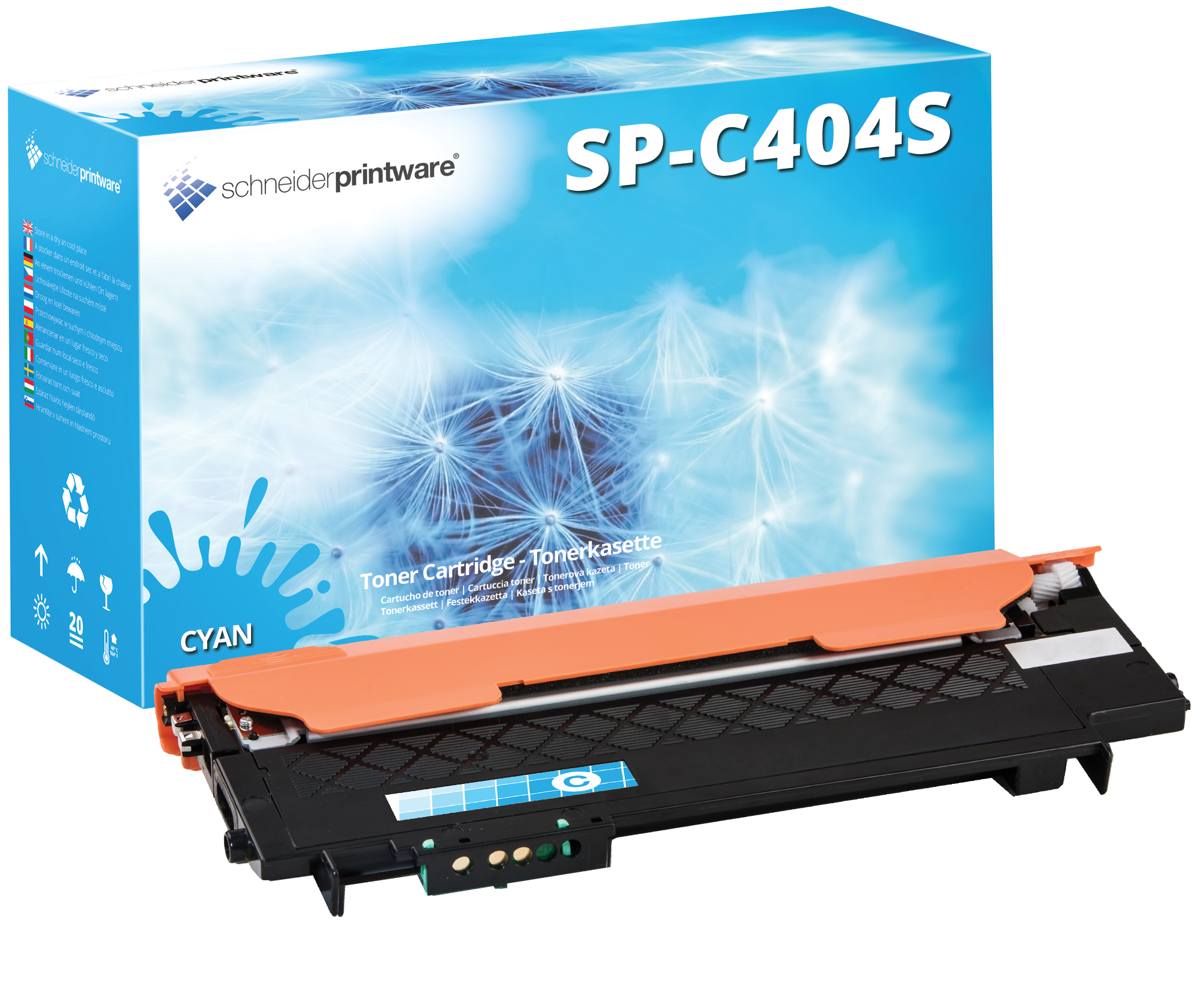 Schneider Printware Toner ersetzt Samsung CLT-C404S