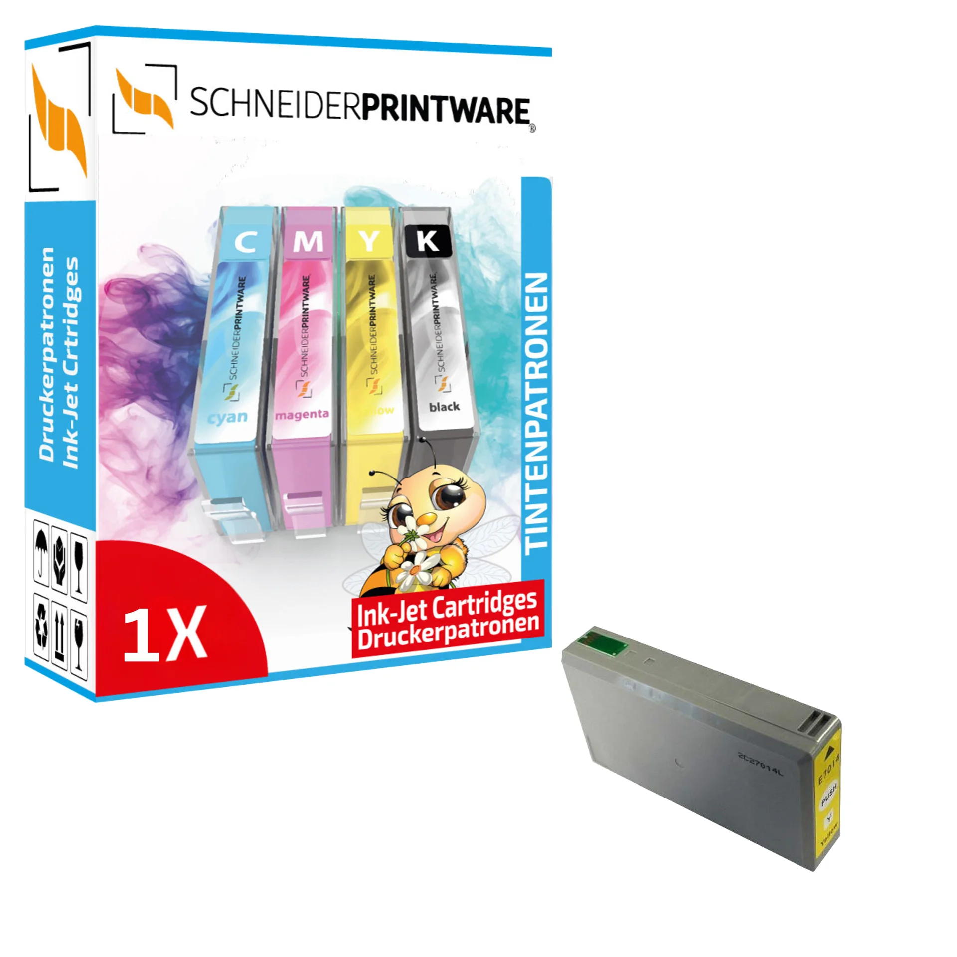 Kompatibel mit Epson T7014/ C13T70144010 XXL-Druckerpatrone Yellow