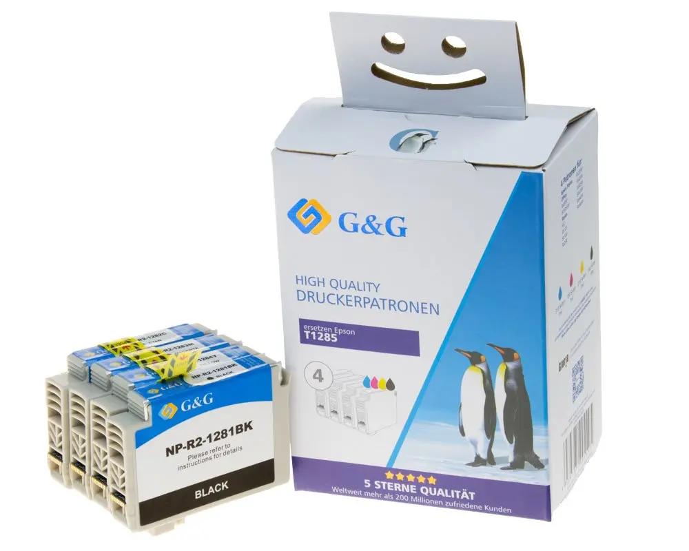 Kompatibel mit Epson T1285/ C13T12854012 Druckerpatronen Multipack