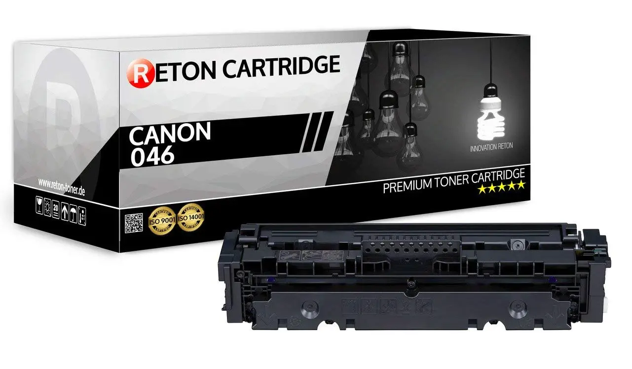 Original Reton Toner ersetzt Canon 046HBK Schwarz