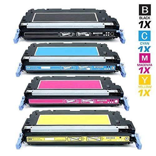 4 Businessline Toner kompatibel zu  HP 502 Q6470A Q6471A Q6472A Q6473A