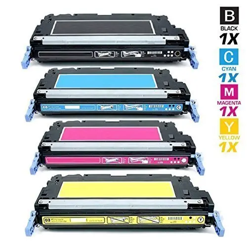 4 Businessline Toner kompatibel zu HP 502 Q6470A Q6471A Q6472A Q6473A