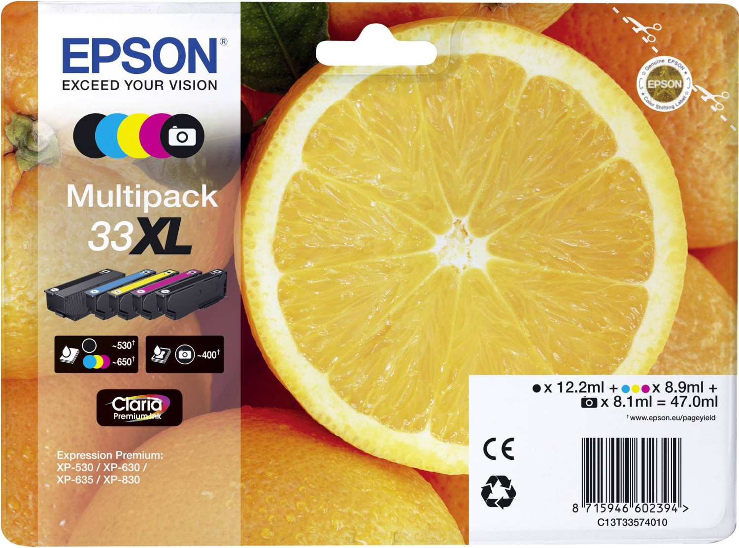 Epson 33XL - Multipack