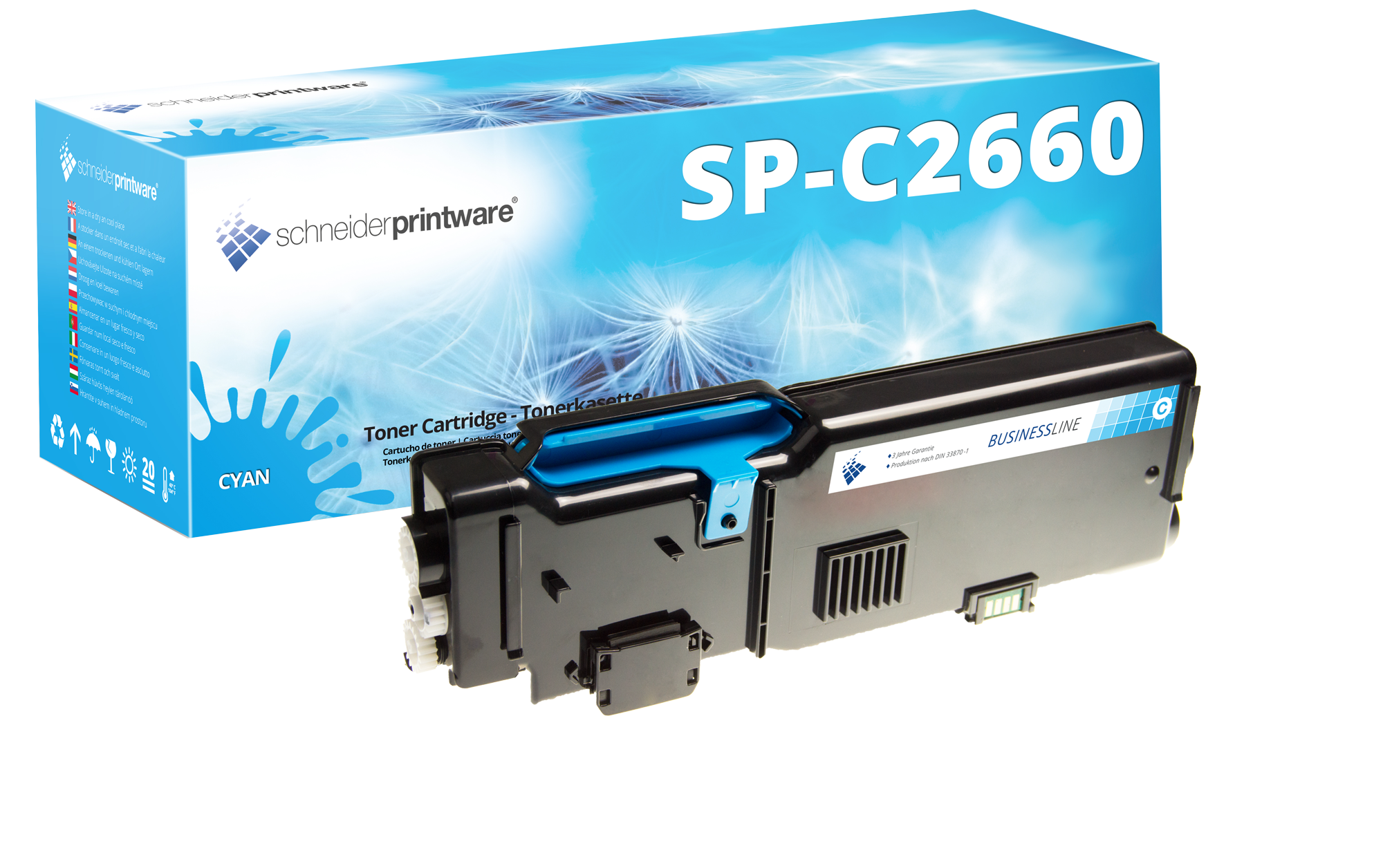 Business Toner ersetzt Dell 593-BBBT Cyan
