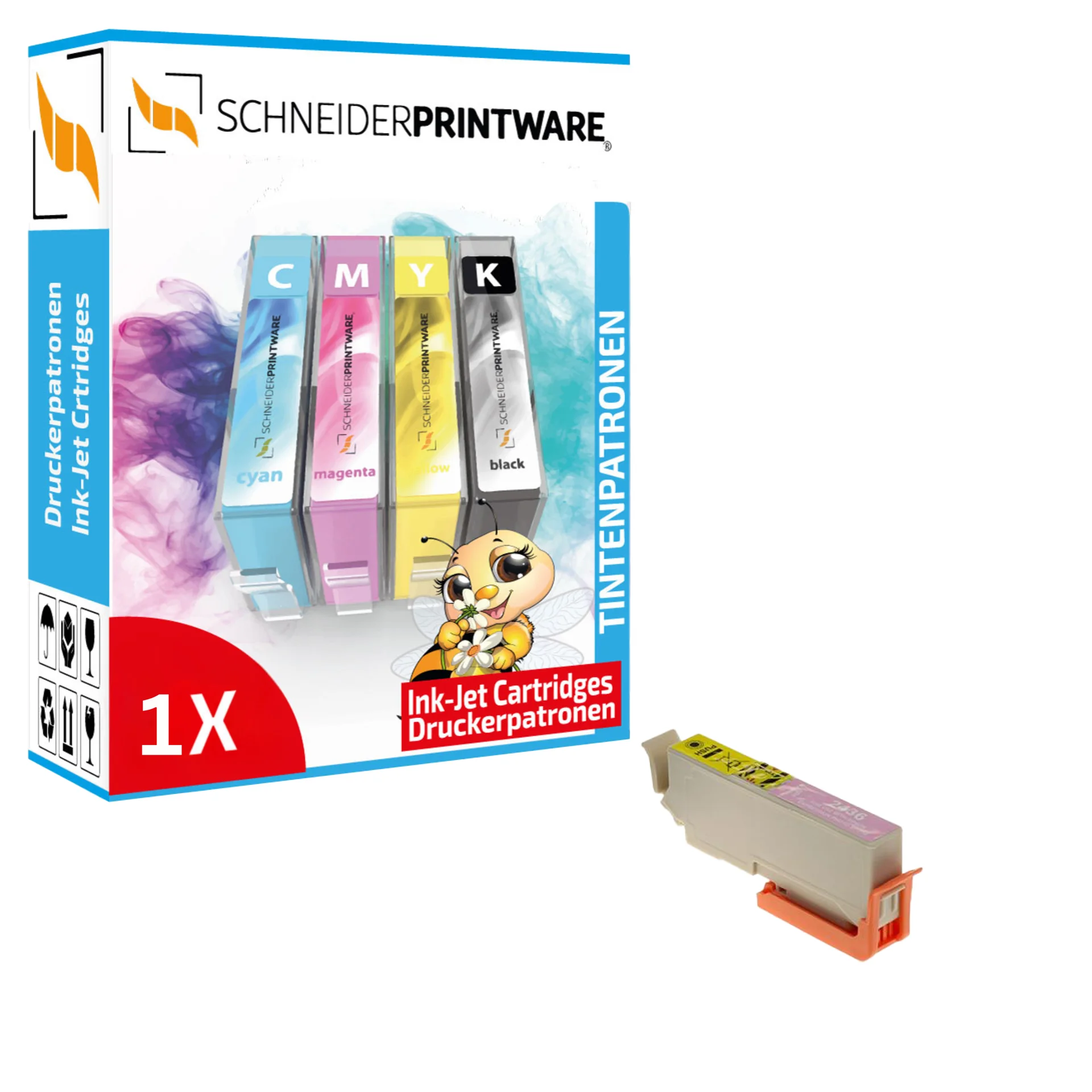 Kompatibel mit Epson 24XL/ T2433 Druckerpatrone Magenta